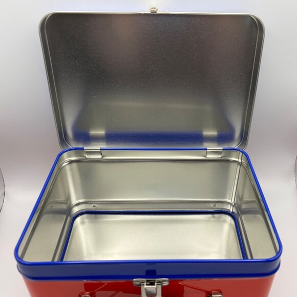 I Love Haribo Blue & Red Metal Tin Lunchbox Decorative Storage Box - Picture 10 of 10